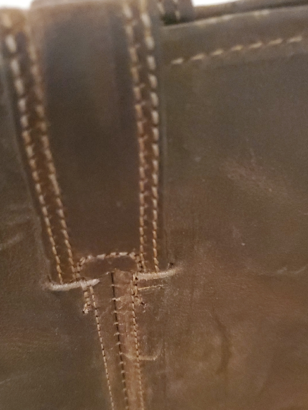 Frye | Brown Leather Women's Motorcycle Harness Square Toe Boots - Size: 7.5 - Picture 7 of 10